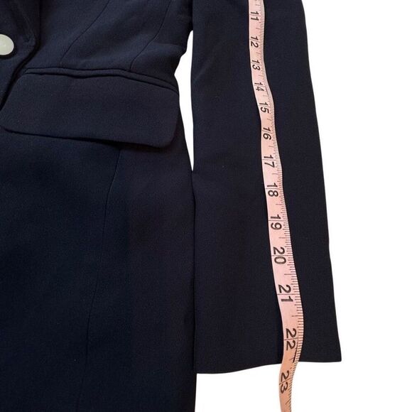 Superdown Madeline Blazer Dress Navy Suiting Mini Double Breasted XXS - Picture 15 of 15